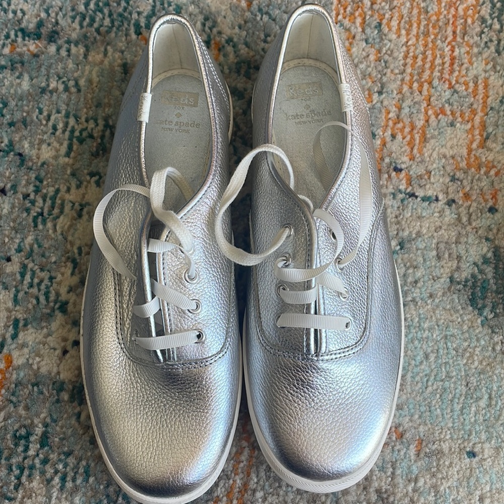 Keds (silver) x Kate Spade Sneakers, Size 9 (New)